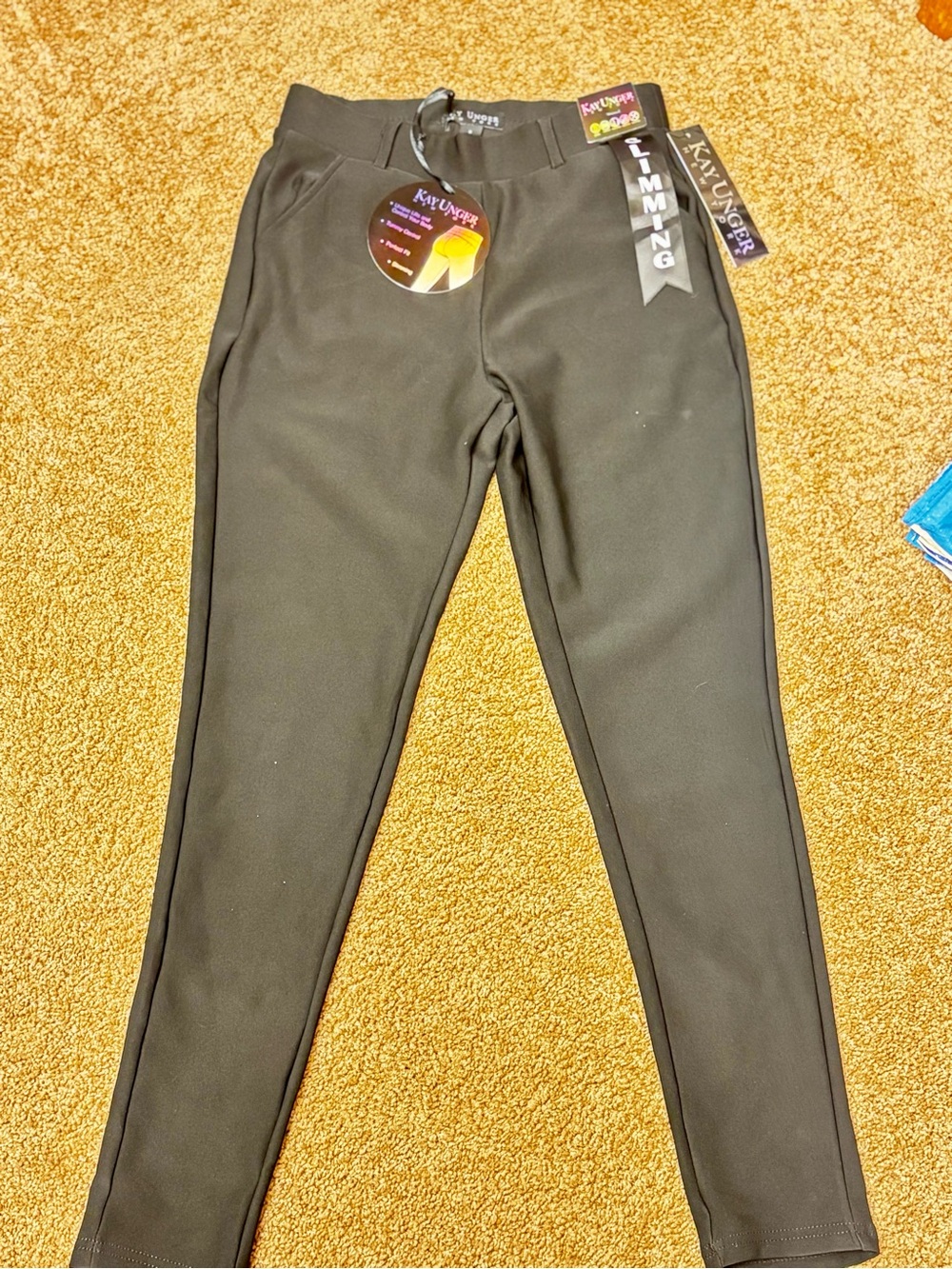 Kay Unger Black Slimming Pull-On Dress Pants - Picture 2 of 7